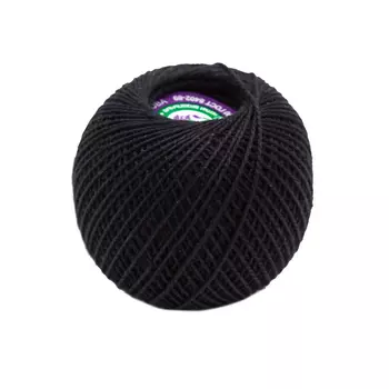 Нитки 'Ирис' наб. 6шт.100% хлопок, 25г 150м (7214 черный)