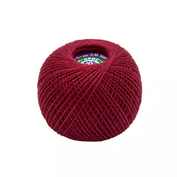 Нитки 'Ирис' наб. 6шт.100% хлопок, 25г 150м (1204 бордо)