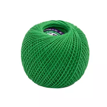 Нитки 'Ирис' наб. 6шт.100% хлопок, 25г 150м (3906 зеленый)