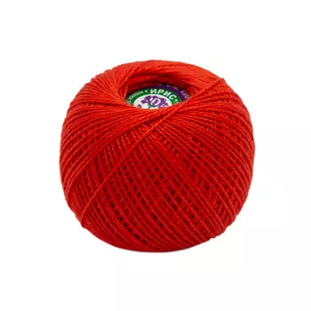 Нитки 'Ирис' наб. 6шт.100% хлопок, 25г 150м (0810 алый)