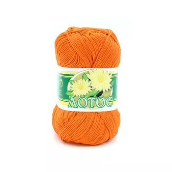 Нитки ЛОТОС (100%хлопок) (0710 оранжевый)