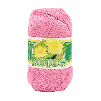 Нитки ЛОТОС (100%хлопок) (1104 яр.розовый)