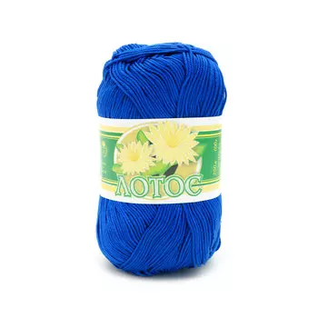 Нитки ЛОТОС (100%хлопок) (2714 яр.васильковый)