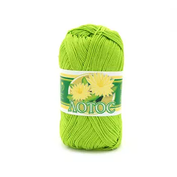 Нитки ЛОТОС (100%хлопок) (4706 яркий салат)