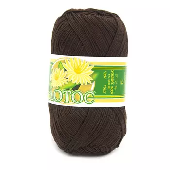 Нитки ЛОТОС (100%хлопок) (5710 т.коричневый)
