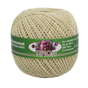 Нитки 'ПИОН' (70% хлоп., 30% вискоза) (0103)