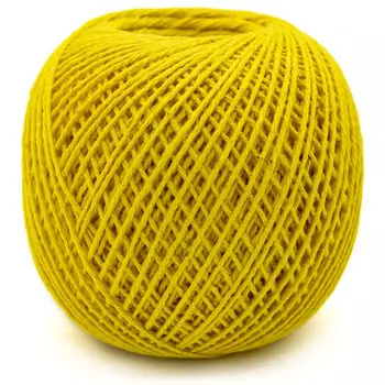 Нитки 'ПИОН' (70% хлоп., 30% вискоза) (0202 желто-лимонный)