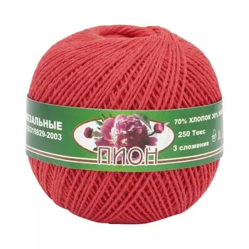 Нитки 'ПИОН' наб. 4шт (70% хлоп., 30% вискоза) 50г 200м (0703)