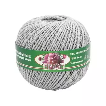 Нитки 'ПИОН' наб. 4шт (70% хлоп., 30% вискоза) 50г 200м (4302)