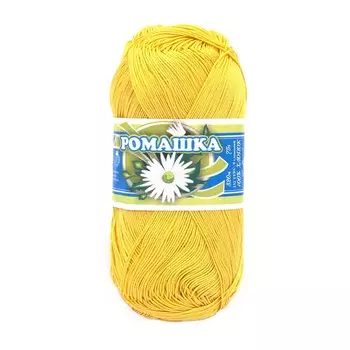 Нитки РОМАШКА (100%хлопок) (0302 желтый)