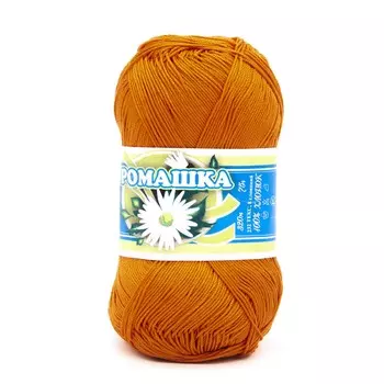 Нитки РОМАШКА (100%хлопок) (0712 рыжий)