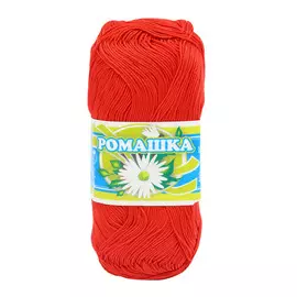 Нитки РОМАШКА (100%хлопок) (0810 алый)