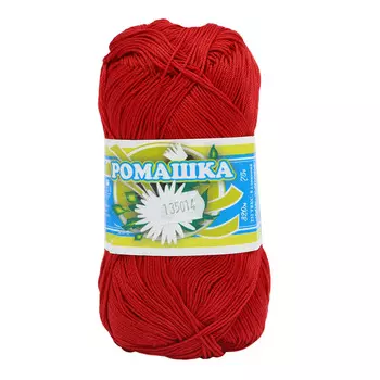 Нитки РОМАШКА (100%хлопок) (0904 красный)