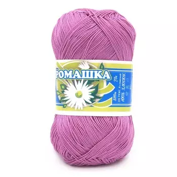 Нитки РОМАШКА (100%хлопок) (1404 лиловый)
