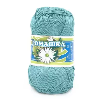 Нитки РОМАШКА (100%хлопок) (3506 зеленая бирюза)