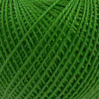 Нитки Роза (100% хлопок) (3910 яркая зелень)