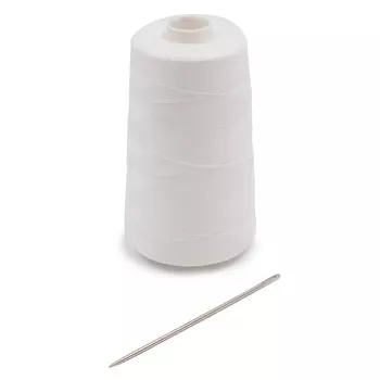 Нитки швейные 170ЛШ 1000м Набор 1шт 'Для прошива документов' (Белые)