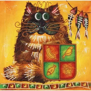 НК2183 Набор для вышивания бисером 'Нова Слобода' 'Фон Кот де Ман', 30x30 см