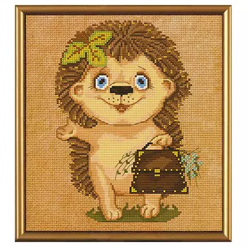 ННД4030 Набор для вышивания 'Нова Слобода' 'Ежик с портфелем', 20x22 см