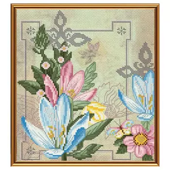 ННД4069 Набор для вышивания 'Нова Слобода' 'Цветы жизни', 20x22 см