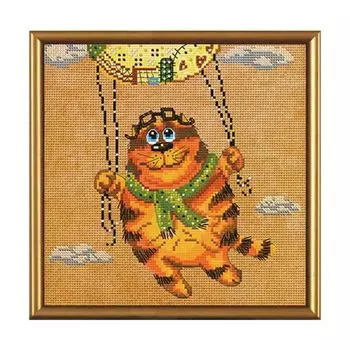 ННД5544 Набор для вышивания 'Нова Слобода' 'На воздушном шаре', 20x20 см