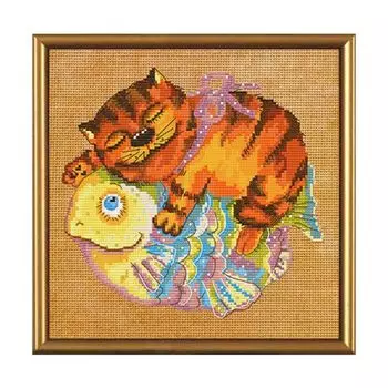 ННД5548 Набор для вышивания 'Нова Слобода' 'Муркин сон', 20x20 см