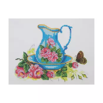 НР-3004 Канва с рисунком для вышивания бисером 'Кувшин' Hobby&amp;Pro 25*20см
