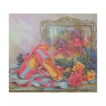 НР-3040 Канва с рисунком для вышивания бисером 'В зазеркалье' Hobby&amp;Pro 25*28см