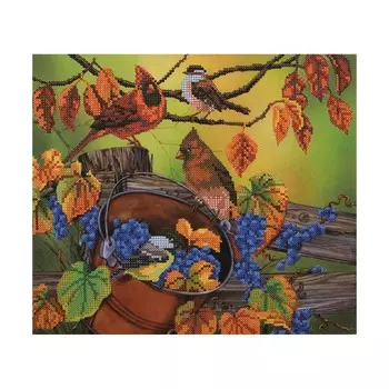 НР-3065 Канва с рисунком для вышивания бисером 'Щедрый урожай' Hobby&amp;Pro 30*26см