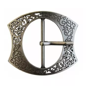 НРЮ1472 Пряжка, 50 мм (старое серебро)