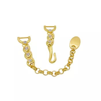 НРУ1252 Украшение со стразами, золото, 12,5*11,5 см, Hobby&amp;Pro