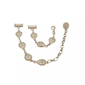 НРВ1700 Украшение со стразами, золото, 30*13 см, Hobby&amp;Pro