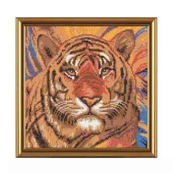 НС2246 Набор для вышивания бисером 'Нова Слобода' 'Тигр', 26x26 см