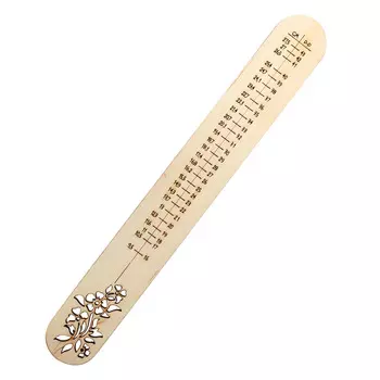 НВ-007 Линейка для вязания, фанера, 30*4*0,3см Hobby&amp;Pro