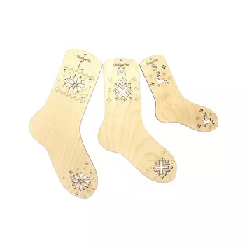 НВ-010 Набор блокаторов для носков (L-26см,M-23см,S-17см по стельке), фанера Hobby&amp;Pro