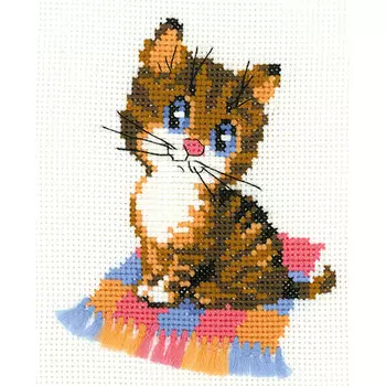 НВ-068 (П-068) Набор для вышивания Riolis 'Котенок', 15*18 см