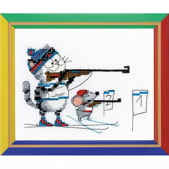 НВ-145 Набор для вышивания Riolis 'Биатлон', 16*13 см