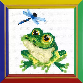 НВ-159 Набор для вышивания Riolis 'Лягушонок', 15*15 см