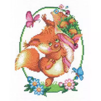 НВ-216 Набор для вышивания 'МП Студия' 'Белочка', 25х20 см