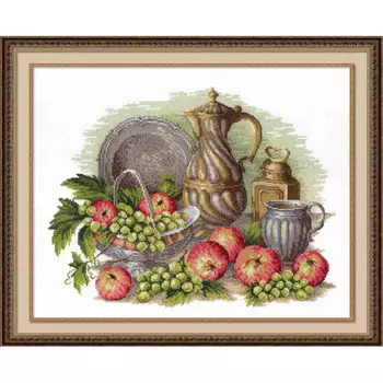 НВ-343 Набор для вышивания 'МП Студия' 'Натюрморт с виноградом', 35х40 см