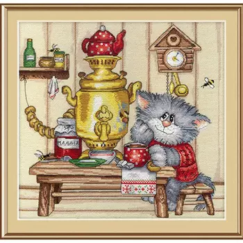 НВ-522 Набор для вышивания 'МП Студия' 'Чаепитие', 24*25 см