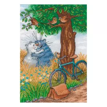 НВ-637 Набор для вышивания МП Студия 'Первый поцелуй'23*16см