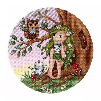 НВ-744 Набор для вышивания МП Студия 'Вечерняя встреча в лесу'20*20 см