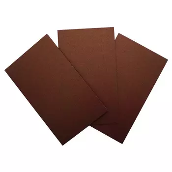 О21 Открытка двойная, 9,6х16,2 см, упак./3 шт. (016 коричневый перламутровый)