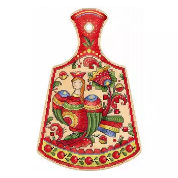 О-009 Набор для вышивания на деревянной основе 'Птица счастья'29*19см