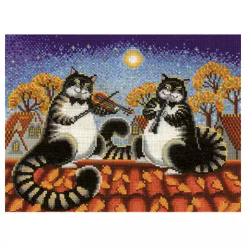 О-09 Набор для вышивания 'Осенний дуэт', 29*21 см