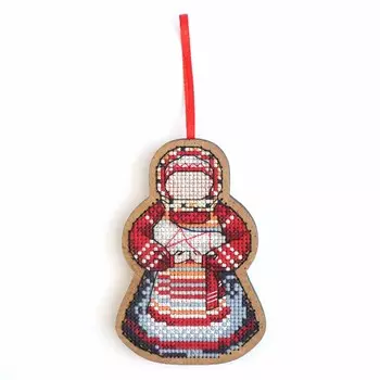 О-109 Набор для вышивания крестом на основе Созвездие 'Мамушка-нянюшка' 9*6 см