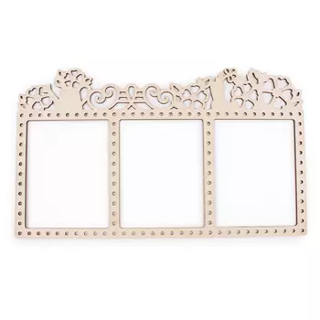 ОР-052 Рамка тройная МП Студия 'Цветы-Лейка' 20,6*35/10*13см