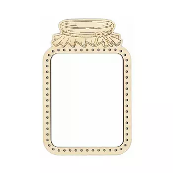 ОР-064 Рамка ажурная большая МП Студия 'Банка' 23*34/19*24см