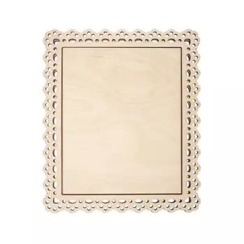 ОР-077 Рамка ажурная средняя МП Студия 'Салфетка' 19*23/14,5*18см